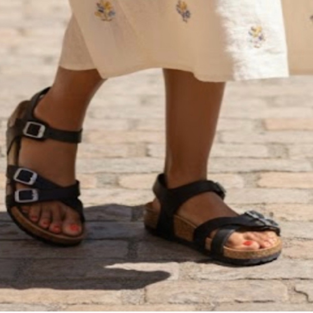 New Birkenstock Black Sandals Rare Find